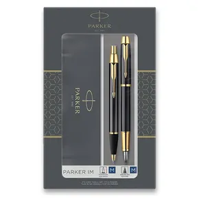 Parker IM Black GT töltőtoll és golyóstoll készlet